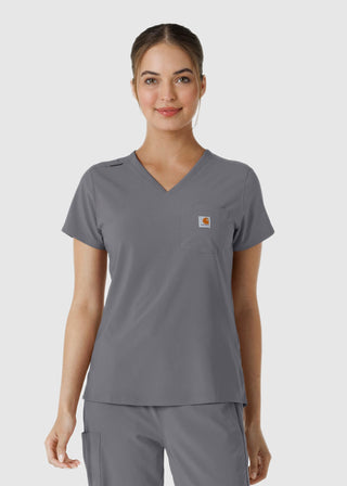Carhartt Force Cross-Flex Women's Tuck-In Scrub Top