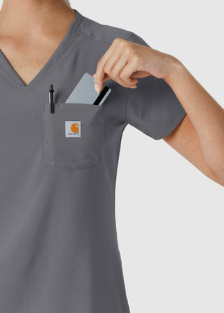 Carhartt Force Cross-Flex Women's Tuck-In Scrub Top