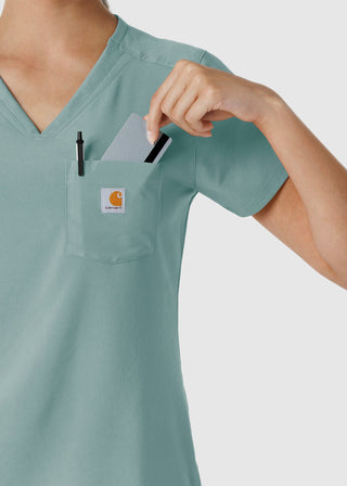 Carhartt Force Cross-Flex Women's Tuck-In Scrub Top
