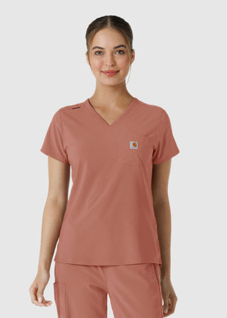 Carhartt Force Cross-Flex Women's Tuck-In Scrub Top
