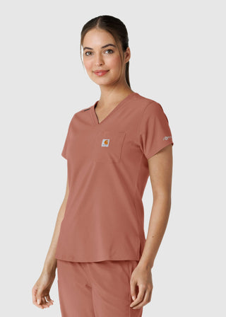 Carhartt Force Cross-Flex Women's Tuck-In Scrub Top