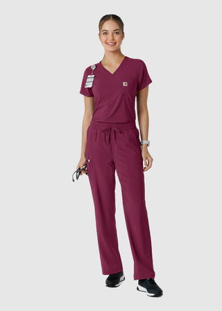 Carhartt Force Cross-Flex Women's Tuck-In Scrub Top