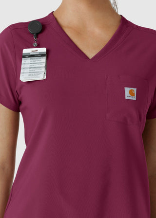 Carhartt Force Cross-Flex Women's Tuck-In Scrub Top