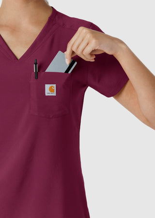 Carhartt Force Cross-Flex Women's Tuck-In Scrub Top
