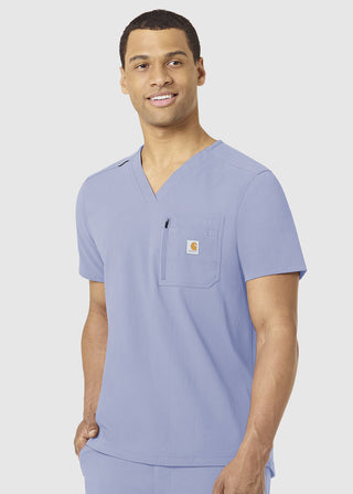 Carhartt Men's Tuck In Zipper Pocket Scrub Top