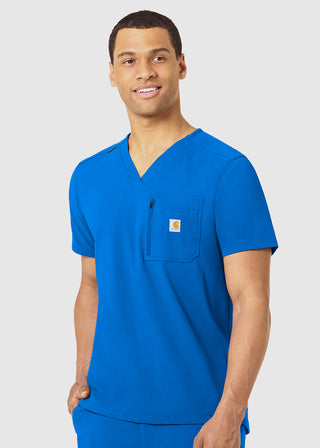 Carhartt Men's Tuck In Zipper Pocket Scrub Top