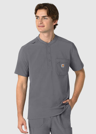 Carhartt Force Cross-Flex Men's Henley Scrub Top