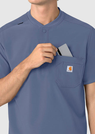 Carhartt Force Cross-Flex Men's Henley Scrub Top