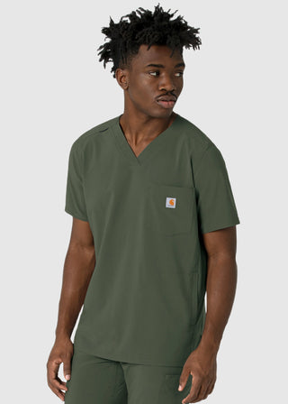 Carhartt Force Cross-Flex Men's V-Neck Scrub Top