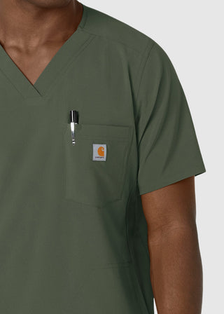 Carhartt Force Cross-Flex Men's V-Neck Scrub Top