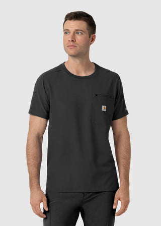 Wink Scrubs Carhartt Force Cross-Flex Men's Crew Neck Scrub Top