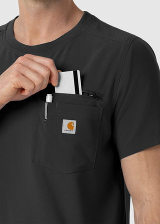 Wink Scrubs Carhartt Force Cross-Flex Men's Crew Neck Scrub Top