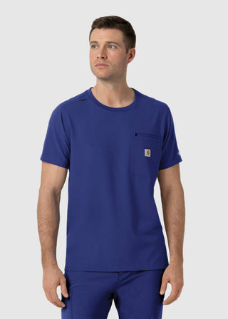 Wink Scrubs Carhartt Force Cross-Flex Men's Crew Neck Scrub Top