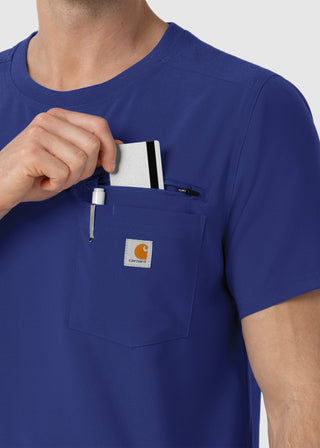 Wink Scrubs Carhartt Force Cross-Flex Men's Crew Neck Scrub Top