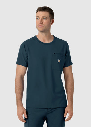Wink Scrubs Carhartt Force Cross-Flex Men's Crew Neck Scrub Top
