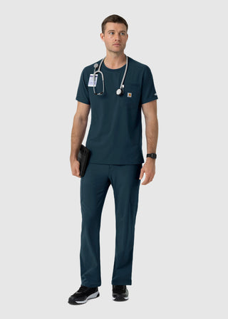 Wink Scrubs Carhartt Force Cross-Flex Men's Crew Neck Scrub Top