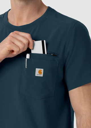 Wink Scrubs Carhartt Force Cross-Flex Men's Crew Neck Scrub Top