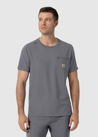 Wink Scrubs Carhartt Force Cross-Flex Men's Crew Neck Scrub Top