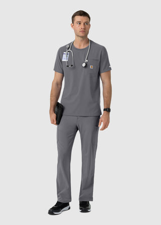 Wink Scrubs Carhartt Force Cross-Flex Men's Crew Neck Scrub Top