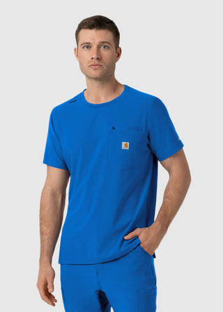 Wink Scrubs Carhartt Force Cross-Flex Men's Crew Neck Scrub Top