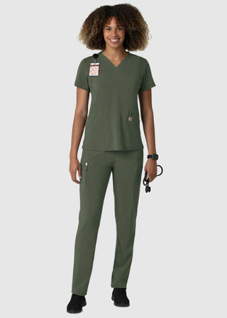 Carhartt Force Cross-Flex Women's Straight Leg Cargo Scrub Pant