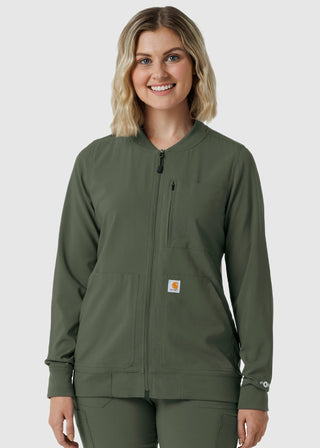 Wink Scrubs Carhartt Force Cross-Flex Women's Lightweight Scrub Jacket