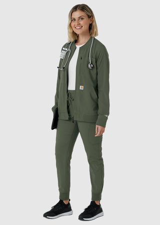 Wink Scrubs Carhartt Force Cross-Flex Women's Lightweight Scrub Jacket