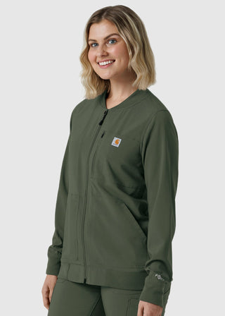 Wink Scrubs Carhartt Force Cross-Flex Women's Lightweight Scrub Jacket