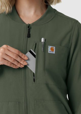 Wink Scrubs Carhartt Force Cross-Flex Women's Lightweight Scrub Jacket