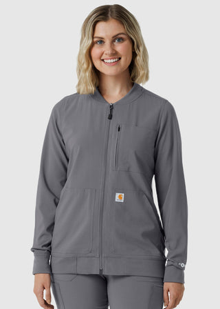 Wink Scrubs Carhartt Force Cross-Flex Women's Lightweight Scrub Jacket