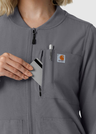 Wink Scrubs Carhartt Force Cross-Flex Women's Lightweight Scrub Jacket