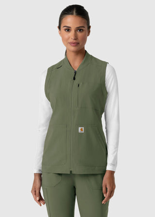 Wink Scrubs Carhartt Force Cross-Flex Women's Lightweight Scrub Vest