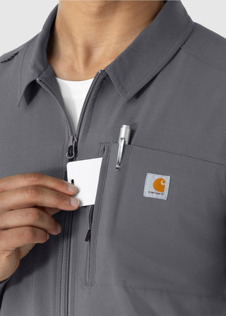 Wink Scrubs Carhartt Force Cross-Flex Men's Lightweight Scrub Jacket