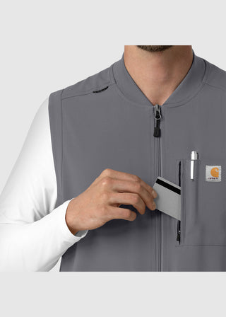 Wink Scrubs Carhartt Force Cross-Flex Men's Lightweight Scrub Vest