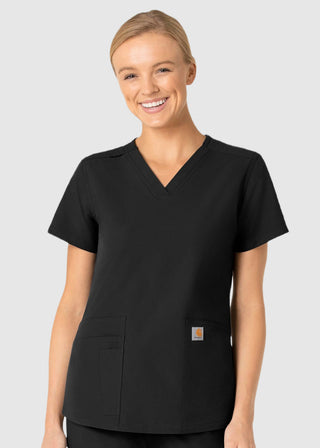 Carhartt Women's V-Neck 5 Pocket Scrub Top