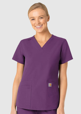 Carhartt Women's V-Neck 5 Pocket Scrub Top