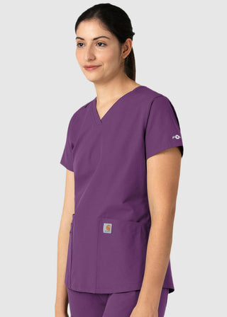 Carhartt Women's V-Neck 5 Pocket Scrub Top