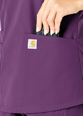 Carhartt Women's V-Neck 5 Pocket Scrub Top