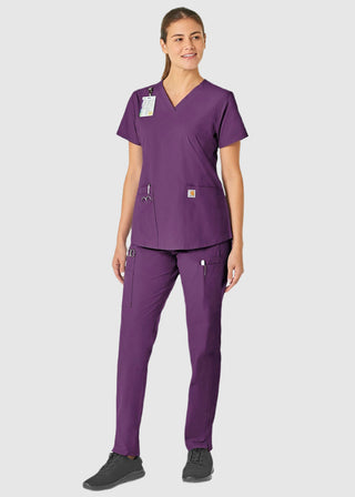 Carhartt Women's V-Neck 5 Pocket Scrub Top