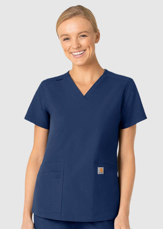 Carhartt Women's V-Neck 5 Pocket Scrub Top