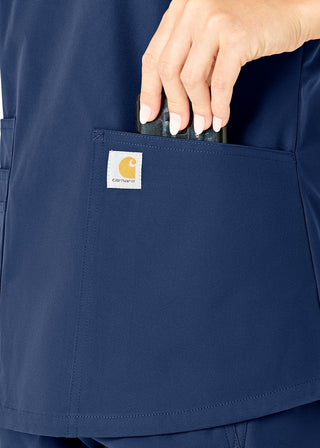 Carhartt Women's V-Neck 5 Pocket Scrub Top