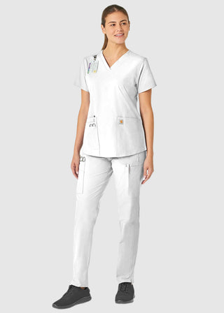 Carhartt Women's V-Neck 5 Pocket Scrub Top