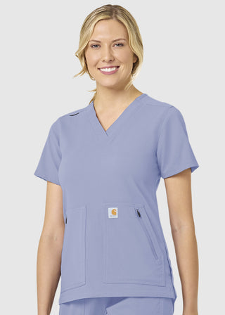 Carhartt Women's Zip Pocket Scrub Top