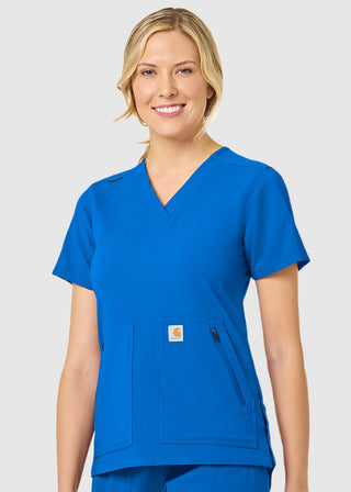 Carhartt Women's Zip Pocket Scrub Top