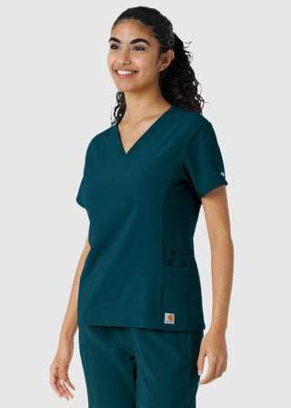 Carhartt Women's Knit Panel Scrub Top