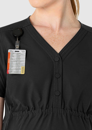 Carhartt Force Essentials Women's Henley Maternity Scrub Top