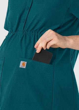 Carhartt Force Essentials Women's Henley Maternity Scrub Top