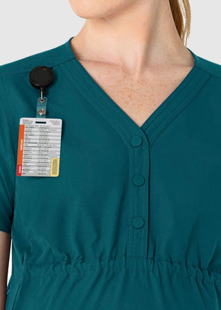 Carhartt Force Essentials Women's Henley Maternity Scrub Top