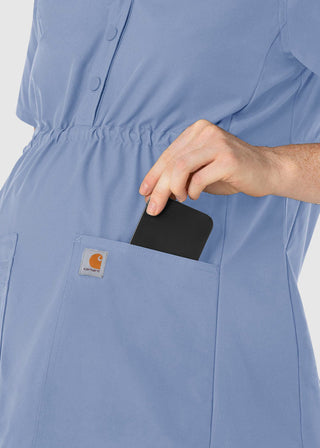 Carhartt Force Essentials Women's Henley Maternity Scrub Top