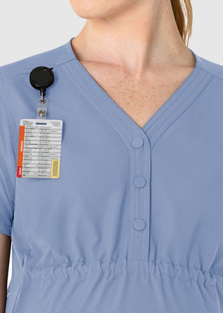 Carhartt Force Essentials Women's Henley Maternity Scrub Top